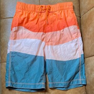 Gap Kids Colorful Striped Swim Shorts - Size XXL